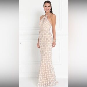 Strapless Cream Dress